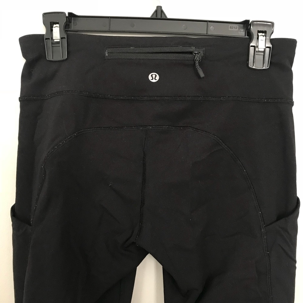 LULU LEMON BLACK LEGGINGS